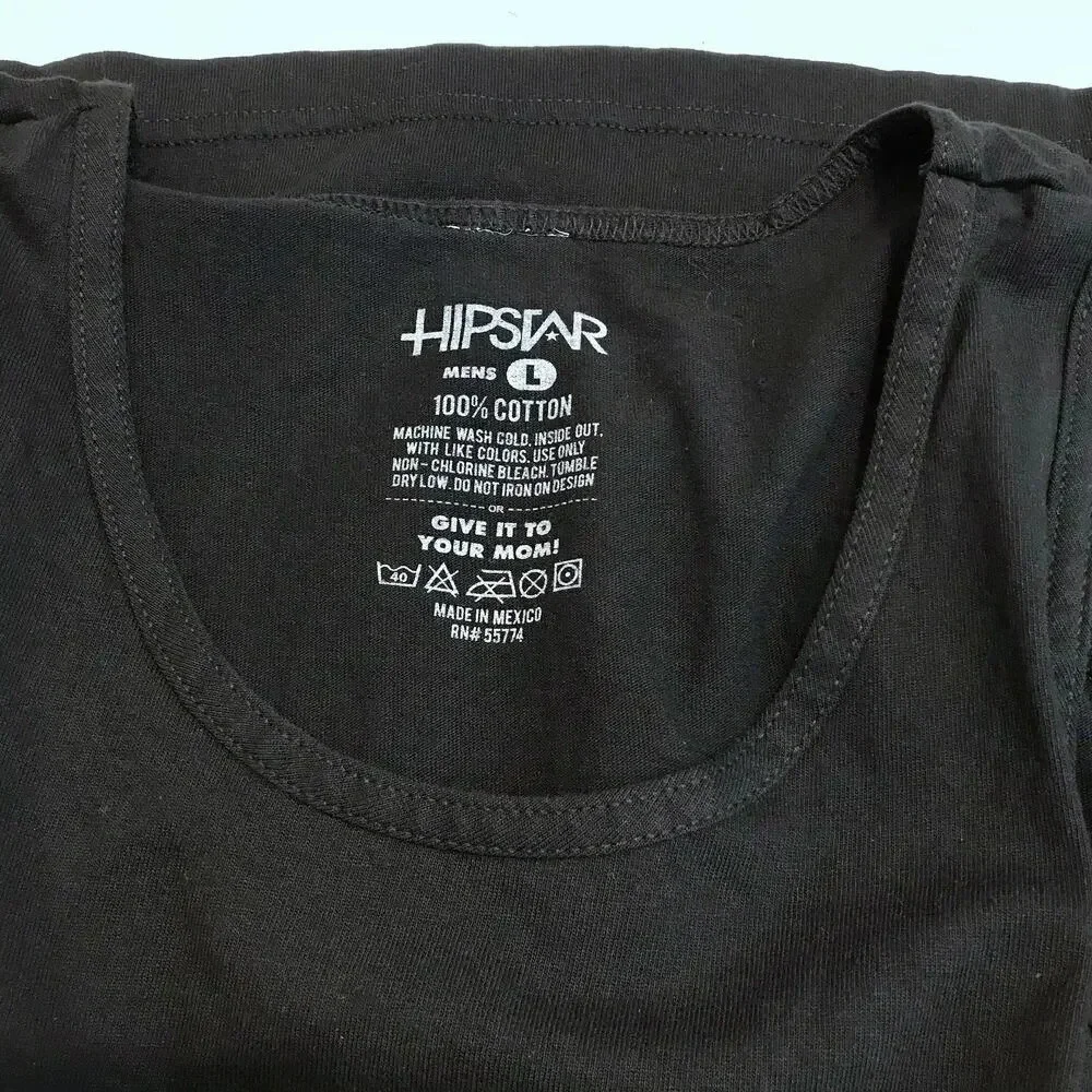 Hipstar NWOT Black Graphic Tank Top Men L